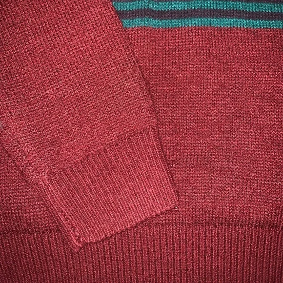 Mens Holiday Aztecs Print Knit Sweater - Picture 6 of 6